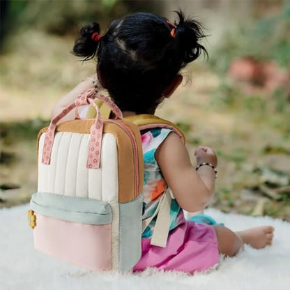 mini toddler backpacks for girls 2-4 - Cute Sunflower flower Hanging Colored small diaper bag and Preschool Bookbag - style: Flowers