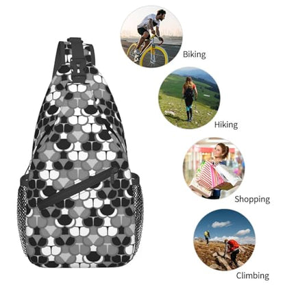 Funny 80S Flashes Outdoor Crossbody Shoulder Bag For Unisex Young Adult Hiking Bicycling - color: 18