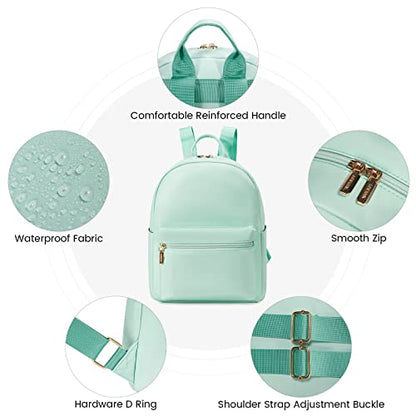 LOVEVOOK Backpack for Women Light Weight Waterproof Backpack Purses Daily Backpack… | Light Weight - color: Light Cyan