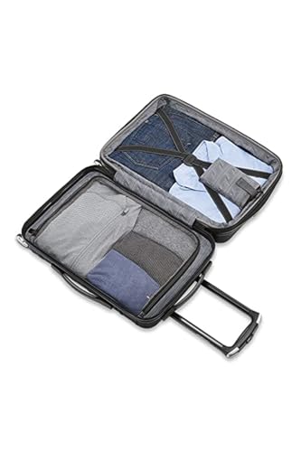 Samsonite Omni 2 Hardside 2 Piece Set - Includes Global Carry-On & Large Checked Suitcases - 360° Dual Spinner Wheels - Integrated TSA Lock & Expansion - Amazon Exclusive - Midnight Black - color: Midnight Black, size: 2-Piece Set (Carry-on/Large)