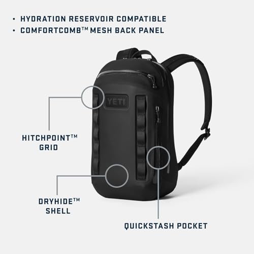 YETI Cayo Backpack 15L, Weather Resistant All-Day Utility Pack, Olive - color: Olive, size: 15l