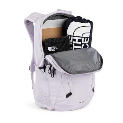 The North Face Women's Vault Everyday Laptop Backpack - Commuter Travel Bag, Water-Repellent, Spacious Main Compartment, Lavendaer Fog, One Size - color: Lavendaer Fog