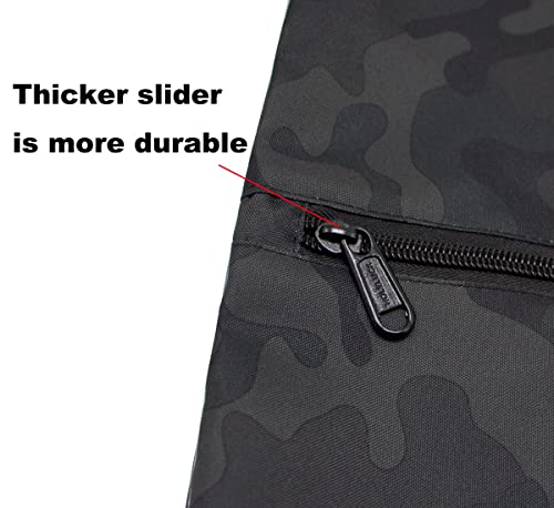 HOLYLUCK Drawstring Backpack Bag Sport Gym Sackpack - color: Black Camo