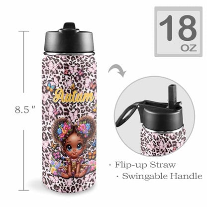 Custom Diaper Bag with Name,Personalized Diaper Bag Backpack &Insulated Water Bottle Mother Gift,Custom Monogram Baby Travel Bag Nursing Diaper Mommy Backpack with Adjustable Shoulder Straps Nappy Bag - color: Design 19