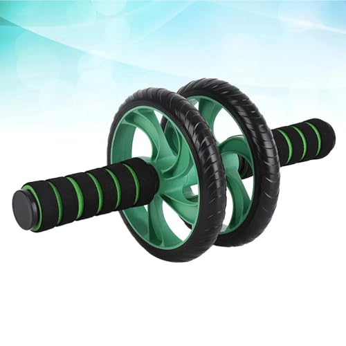 Abdominal Roller Wheels Ab Trainer with Knee Pad Core Workout Exercise Muscle Fitness Equipment Men Women for Home Office Gym Outdoors