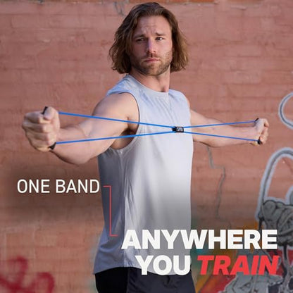 SPRI Ultra Toner Figure 8 Resistance Band with Padded Handles Great for Stretch, Exercise, Fitness Training, Yoga, Resistance Weights, Therapy, Gym or Home Workout Equipment. - style: Multi-Pack