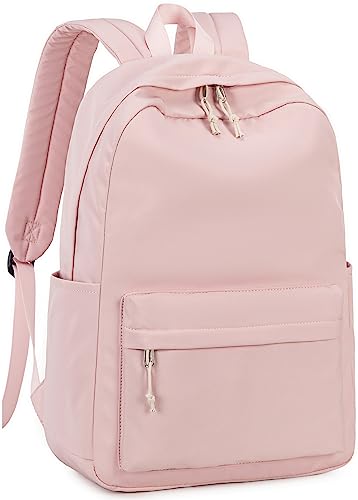 Bluboon School Backpack for Teen Girls Women Laptop Backpack College Bookbags Middle School Travel Work Commuter Back Pack(Pink) - color: A Pink