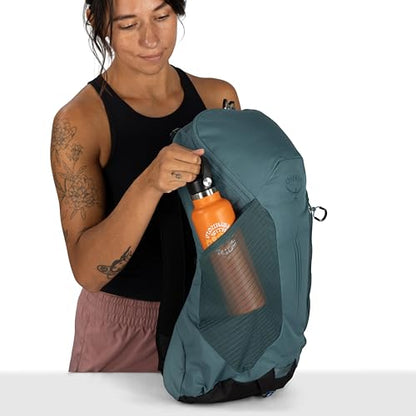 Osprey Hikelite LT 16L Hiking Backpack - Lightweight Travel Daypack with Rain Cover for Men and Women, Graphite Purple - color: Graphite Purple, style: 16l