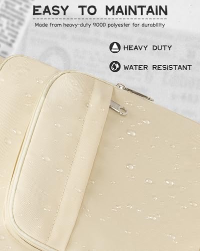 Backpack for Middle High School Teen Boys Girls Large College Bookbag with Laptop Compartment Back to School Book Bags Mochilas Escolares para Niños Niñas Adolescentes (Beige, Solid) - color: Beige