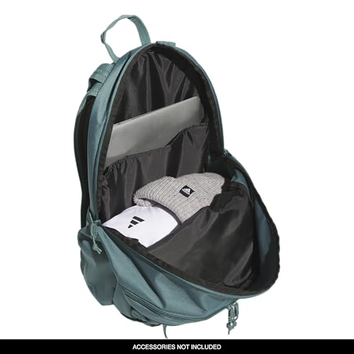 adidas Prime 7 Backpack for Laptop, School and Travel, 37L - color: Preloved Teal Green/Black