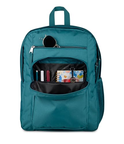 JanSport Laptop Backpack - Computer Bag with 2 Compartments, Ergonomic Shoulder Straps, 15” Laptop Sleeve, Haul Handle - Emerald Pool - color: Emerald Pool