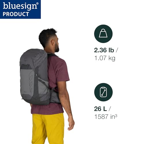 Osprey Talon 26L Men's Lightweight Hiking Backpack - Daypack for Travel & Camping, Frosty Mint Green/Night Shift - color: Frosty Mint Green/Night Shift, size: 26L - Standard Fit