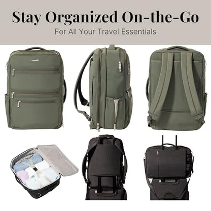 Baggallini Modern Convertible Travel Backpack - color: Thyme