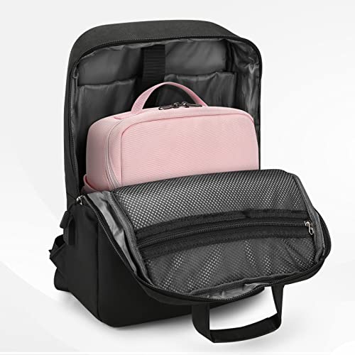 BAIGIO Camera Bag Insert Handbag Inner Case Large Capacity Small Camera Insert Bag Shockproof and Water-resistant DSLR SLR Foldable Protective Camera Organizer Cube Padded Camera Bag Pink - style: Pink Camera Bag Insert