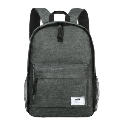 MIER Insulated Backpack Cooler Small Leakproof Lightweight Cute for Women Men to Work, Picnics, Camping, Park Day Trips, 15 L - color: Dark Gray