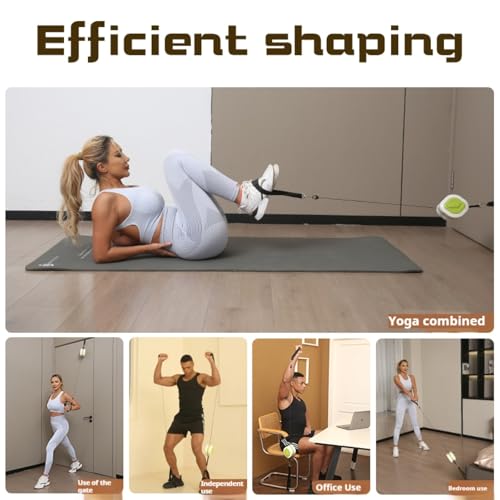 Multi Functional Fitness Equipment for Travel for Office and Business Trips Adjustable Resistance Fitness Pump 3 Speed, Home Comprehensive Training Equipment