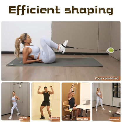 Multi Functional Fitness Equipment for Travel for Office and Business Trips Adjustable Resistance Fitness Pump 3 Speed, Home Comprehensive Training Equipment