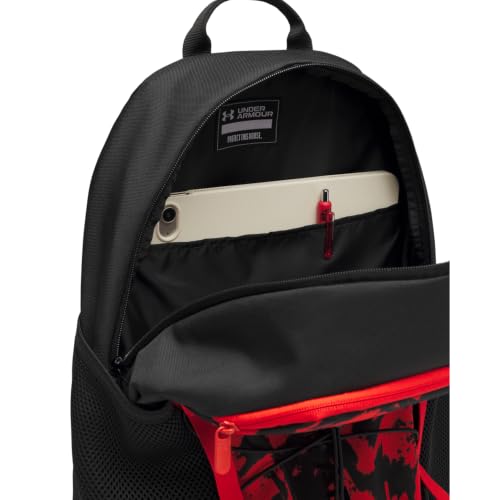 Under Armour Unisex Hustle Sport 6.0 Backpack, (707) Anthem Red/Black/Black, One Size Fits Most - color: (707) Anthem Red / Black / Black, size: One Size Fits Most