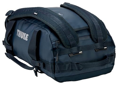 Thule Chasm Duffel bag, Weather-resistant materials, Easy packing, Converts to backpack, Internal pockets, Travel-ready - color: DARKEST BLUE, size: 30L