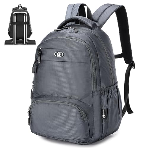 40x30x15cm Personal Item Travel Bag,16x12x6inch Small Carry On Backpack 20L, Flight Approved Underseat Travel Luggage Bag,Mochila de Viaje,Cabin Size Lightweight Backpack - color: Grey
