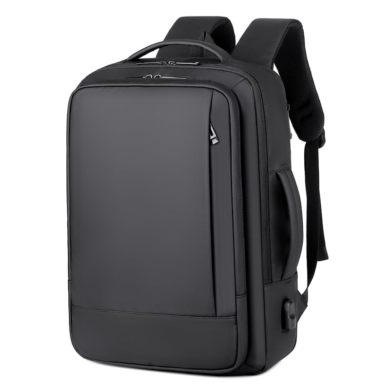 Kamlui Laptop Backpack for Men 17.3 inch Travel Computer Bag - color: Black280