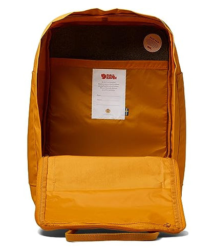Fjallraven Kanken Laptop 17" Backpack, Ochre - color: Ochre