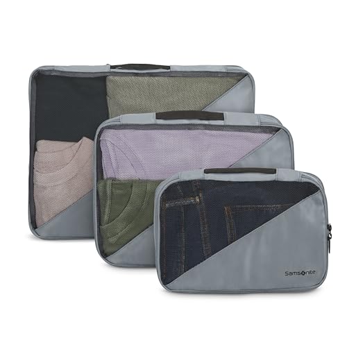 Samsonite 3-Piece Compression Packing Cube Set, State Blue