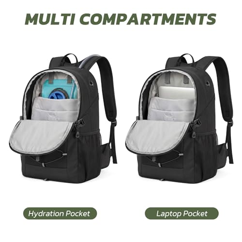 TILYMOL Hydration Hiking Backpack with 2L Water Bladder - Lightweight Waterproof Outdoor Camping Backpack/Water Backpack, Hiking Daypack with Hydration System for Hiking, Travel, Running, Biking