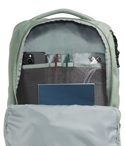 The North Face Lichen Daypack - Everyday Commuter Backpack, Laptop Sleeve, Water Bottle Pockets, Center Front Pouch, Bark Mist/Slate Moss, One Size - color: Bark Mist/Slate Moss
