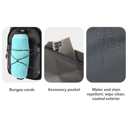 Titan by Arctic Zone Backpack Cooler, Insulated Soft Sided Bag with Leak Proof Lining and Padded Straps, for Lunch, Picnic, and Travel, 24 Can Capacity - color: Sharkskin Gray