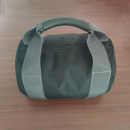 Kettlebell Sandbag Bag Only with Handle - Sand Weights Bag for Functional Fitness, Boxing, Bodybuilding (Sand Not Included) - color: Gray