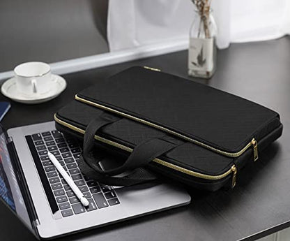 KIZUNA Laptop Sleeve Case 15.6 Inch Computer Carrying Handbag for 16" MacBook Pro M3 M1 M2 Max/15.6" Lenovo Legion 5/IdeaPad Gaming 3i/IdeaPad Flex 5i/Thinkbook 16+ /15.6" HP Envy x360 15/Dell XPS 15 - color: Black, size: 15-15.6 Inch / 16 Inch