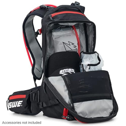 USWE Core Backpack, a High End Daypack for Enduro, Dirtbike, Moto, Black (16L USWE Red) - style: 16l Uswe Red