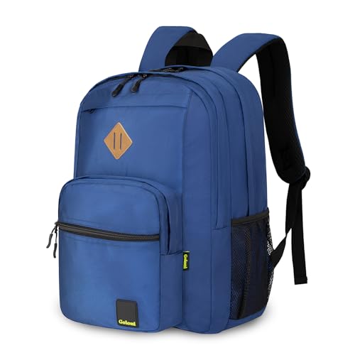 Goloni Lightweight Laptop Backpack 1.1Lbs, 26L Wear-Resistant Water Resistant Backpack with Laptop Compartment for Men Women - color: Blue