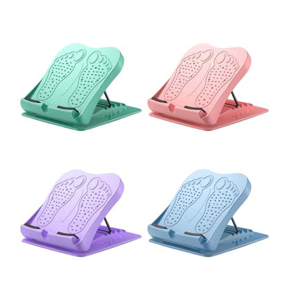 Foldable Calf Stretching Board Space Saving Adjustable Stretching Platform for Gym Training At Home Leg Stretch Board - color: Purple