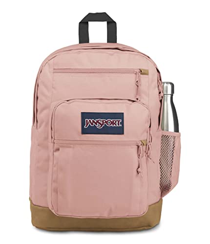 JanSport Cool Backpack, with 15-inch Laptop Sleeve - Large Computer Bag Rucksack with 2 Compartments, Ergonomic Straps, Misty Rose - color: Misty Rose
