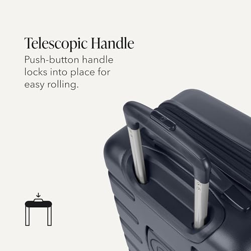SwissGear 7366 Signature Hardside Expandable Luggage with Spinner Wheels, TSA Lock, Cup-Holder, Navy, Carry-On 19-Inch - color: Navy, size: Carry-On 19-Inch