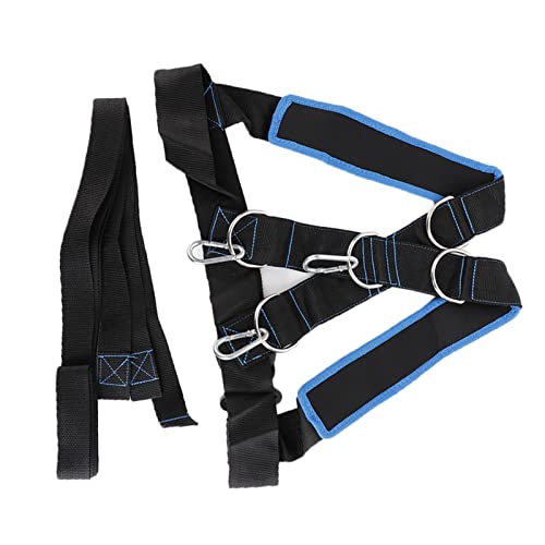 Ejoyous Sled Harness, Tire Pulling Harness Fitness Training Trainer with Adjustable Padded Shoulder Strap for Speed Improvement and Strength Training