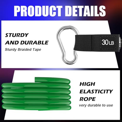 VEICK Resistance Bands, One Single Exercise Bands, Workout Bands Resistance Training for Home Workouts Fitness Pilates - color: Green(30LBS)