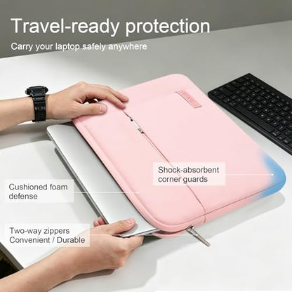 Lacdo 13 inch Laptop Sleeve Case for 13 inch MacBook Air M5 A3449 (2026), M4 A3240 2025, M3 A3113, M2 A2681, M1 A2337 | 13" MacBook Neo A18 Pro A3404 (2026) | iPad Air/Pro 13 M5 Computer Bag, Pink - color: Pink, size: New MacBook Air/Neo/Pro 13 Inch