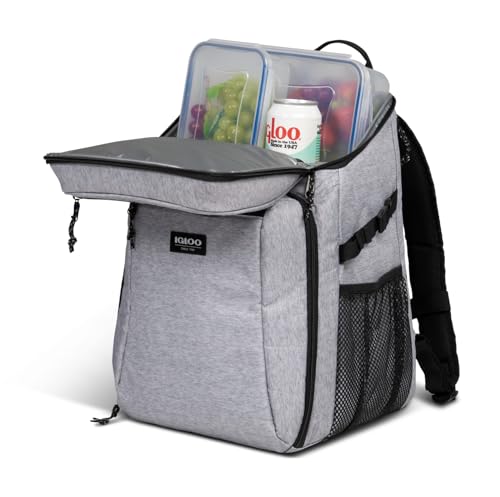 Igloo Backpack Coolers | Insulated Soft Sided Cooler Bag - color: Maxcold 30-Can