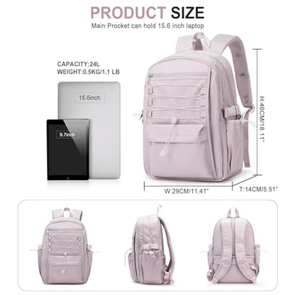 Backpacks For College Students Women,Aesthetic Bookbag,Casual Dayback Small Travel Backpacks,Waterproof Middle School Backpack For Teens Girls Boys(Purple) - color: C5-purple