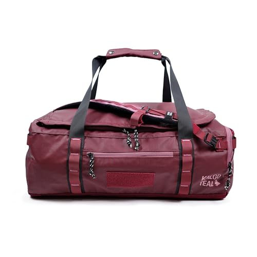 Utility Duffle Bag 40L, Convertible Backpack for Travel, Gym & Commute, Water Repellent - color: Valkyrie