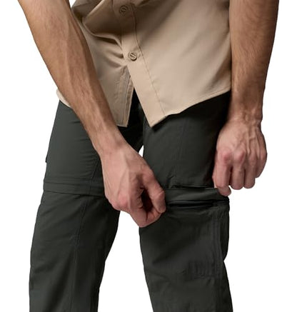 Columbia Men's Silver Ridge Convertible Pants - color: Gravel, size: 34W x 32L