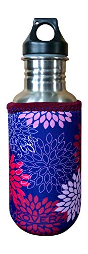 Neoprene 16-18 oz 500ml Water Bottle Insulator Cooler Coolie - Midnight Mums - color: Midnight Mums, size: Med 16-18oz