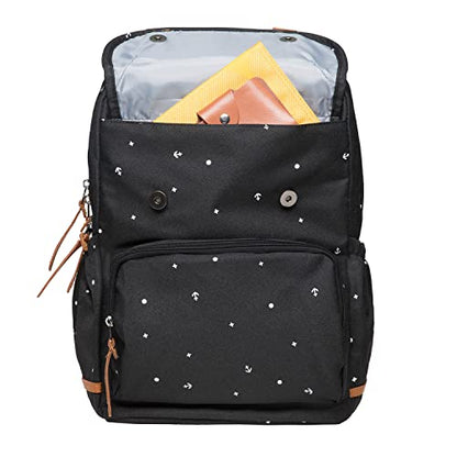 KAUKKO Laptop Backpack for Unisex Casual Daypack Fits 15.6" Laptop (09-BLACK) - color: 09-black