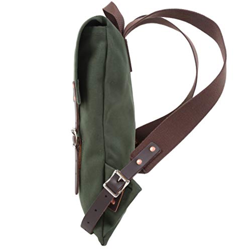 Duluth Pack Scout Pack – Compact Canvas Backpack for Hiking, Travel & Daily Use – Made in USA (Black) - color: Black