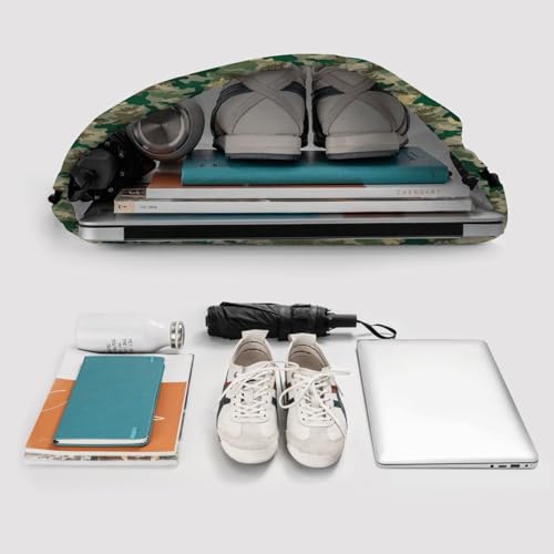 JOOCAR Camo Drawstring Bag Green Dinosaur Backpack Draw String Bags Waterproof Lightweight Sports Gym Beach Sackpack Zipper Pocket for Men Women - color: B2