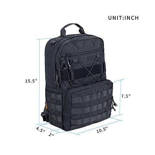 EXCELLENT ELITE SPANKER Outdoor Hydration Backpack for 3L Water Bladder - color: Black