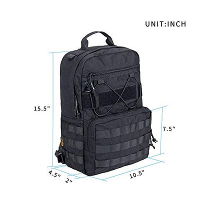 EXCELLENT ELITE SPANKER Outdoor Hydration Backpack for 3L Water Bladder - color: Black